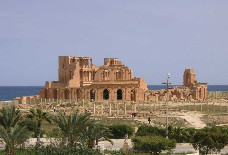 art and museum in sabratha libya